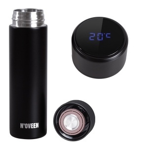 Termos boca LED 280ml mat crna Noveen NOTB2110 - Img 2