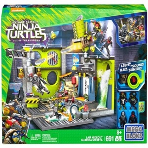 TMNT Kocke Mega Bloks Lair Hideout 39900 - Img 1