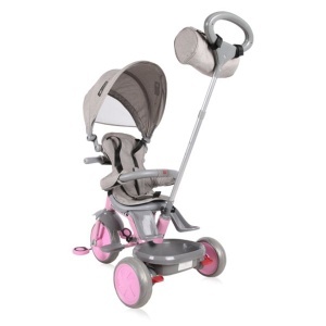 Tricikl Lucky Crew Grey n Pink Lorelli 10050610022 - Img 2