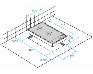Ugradna indukciona ploča Beko HDMI 32400 DT crna 2 zone - Img 3