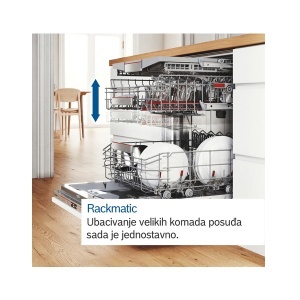 Ugradna mašina za pranje sudova 60cm Serija 4 Bosch SMI4HVS31E - Img 3