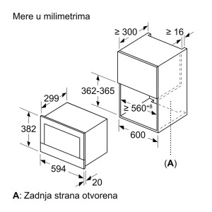 Ugradna mikrotalasna rerna serija 8 Bosch BFL634GB1 - Img 4