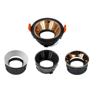 Ugradna Rozetna Okrugla Crna Gu10 85550-Bk Aura VAR crna 85550-BK