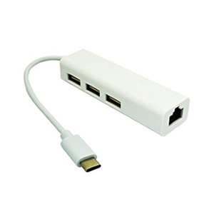USB 3.1 tip C HUB (3 port USB 2.0 + 1port fast ethernet)