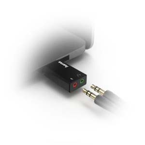 USB zvučna kartica 2x3,5mm na USB-A Hama 51660 - Img 3