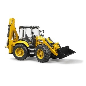 Utovarivač JCB 5CX sa zadnjim utovarivačem Bruder 024543 - Img 2