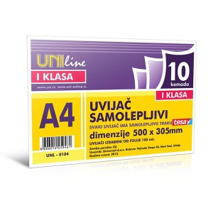 Uvijač za sveske Samolepljivi A4 Uni Line 56112