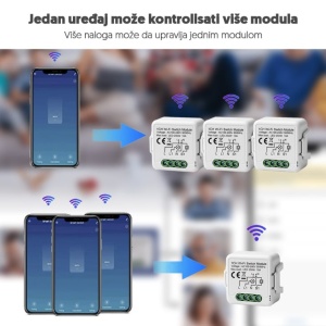 Wi-Fi smart prekidač-modul, 1x10A WFM-SWN01 - Img 4