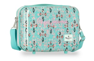 Ženski neseser kofer Pepe Jeans Sun ABS 25x21x15cm zelena