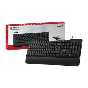 Žičana tastatura KB-100XP USB YU palm rest crna Genius 4710268260196 - Img 3