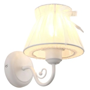 Zidna Lampa Bela 1x40W E27 Zefir 15093