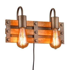 Zidna Lampa Khan 2Xe27 Nikl Antique 205570267 Trio Lighting 160220965