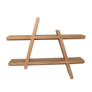 Zidna polica 52x38x9cm Hrast Wood Holz 480wh