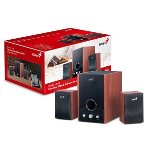 Zvučnici GENIUS SW-HF2.1 1700 2.1 Wood 45W I106021 - Img 4