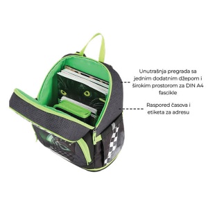 Anatomski ranac Spirit Air Light Basketball 29x15x40cm - Img 4