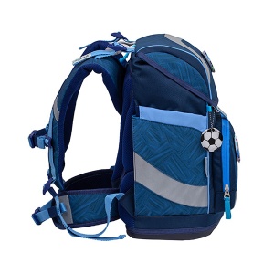 Anatomski ranac za školu Belmil Smarty 405-51 Blue motion 27x16x40cm - Img 2