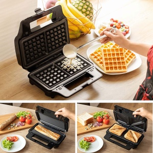 Aparat za panini i trouglaste sendviče i vafle 900 W SSM 9940SS Sencor APA02199 - Img 2