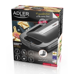 Aparat za sendviče Maxi Adler AD3055 - Img 4