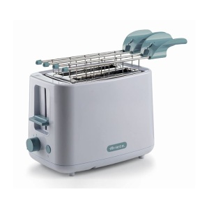 Ariete QUBI, Toster, belo/plavi (157), za 2 parceta, 640-760W