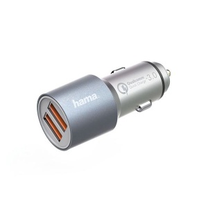 Auto punjač Qualcomm Quick Charge 6A 2xUSB 3.0 HAMA 173654