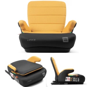 Auto sedište A-S (125-150 cm) i-Size booster Doka iFix black mustard Babyauto A092836 - Img 3