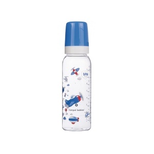 Baby flašica Mashines 250ml Canpol Babies 11/848-plava