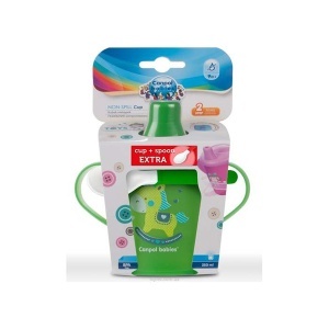 Baby Non Spil Šolja sa Ručkama Toys 250ml Canpol Babies 0170-green