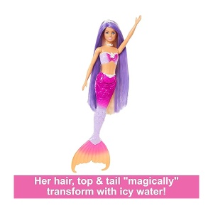 Barbi Malibu Sirena Dodir Magije HRP97 Barbie 183630 - Img 3