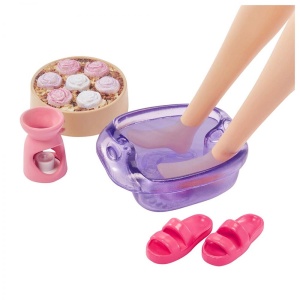 Barbie wellness i spa set sa kucom Mattel 1042037 - Img 4