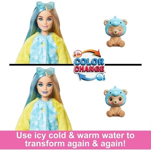 Barbika Cutie Reveal Colorful meda delfin Barbie 178582 - Img 2