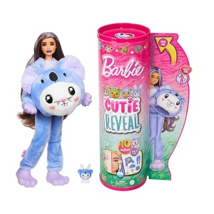 Barbika Cutie Reveal Colorful zeka koala Barbie CO178605