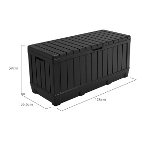 Baštenska kutija klupa za odlaganje Kentwood 350L grafit Keter CU 249462 - Img 4