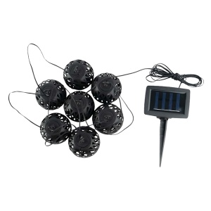 Baštenska led rasveta solarni niz 4,8m 7 lampiona ML-DS018 - Img 2