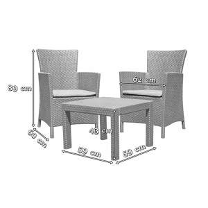 Baštenski set Rosario Braon Keter CU 258839 - Img 3
