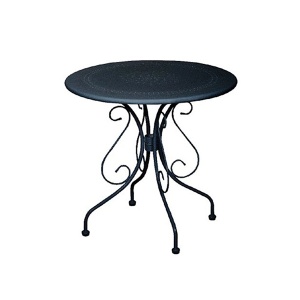 Baštenski sto metalni okrugli 70x71cm crni Green Bay Moka 060353-613840