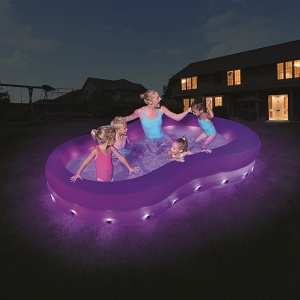 Bazen za dvorište BESTWAY Color Wave 280x157x46 cm 54135 - Img 4