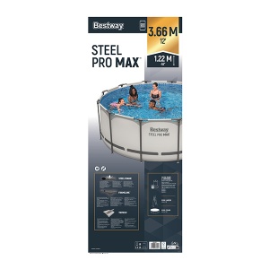 Bazen za dvorište BESTWAY Pro Max 366x122cm sa kompletnom opremom 56420 - Img 4