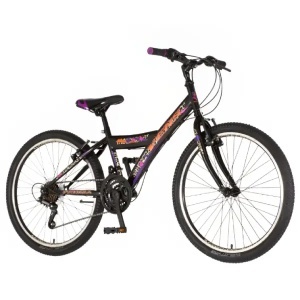 Bicikl 24 inča crno roze Parma Venssini 1242006