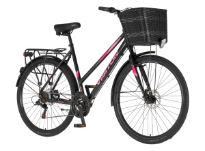 Bicikl 28/21in 18 brzina 167-192cm crno roze perla Visitor CRX City 1282123