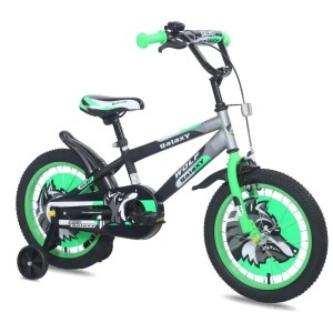 Bicikl dečiji Wolf 16 inča zelena Galaxy 590007