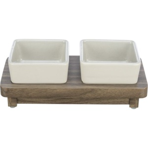 Činija city style 2x0 2l/10cm/24x4x12cm sivo/braon