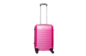 Čvrsti kofer sa točkićima Enova Capri ABS 31x40x20cm roze