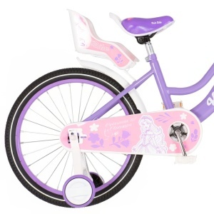 Dečiji bicikl 20in 10in 115-135cm ljubičasta X-bike Princess Flower 1420202 - Img 3
