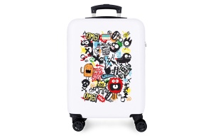 Dečiji kofer 55 cm Monsters bela Movom 32.711.41