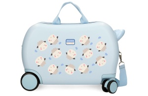 Dečiji kofer na točkićima Baby Pets plava Movom 41.910.11