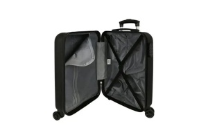 Dečiji Kofer Roll Road The Time Is Now ABS 40x55x20cm 37L crna - Img 3
