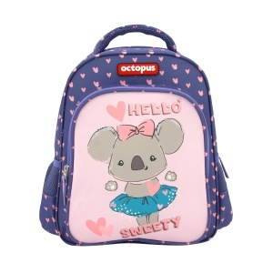 Dečiji Ranac Octopus Okb2609 Hello Sweety 26x10x30,5cm roze ljubičasta