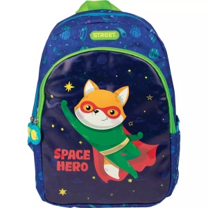 Dečiji ranac za vrtić i predškolsko Space Hero 2025 22x29x12cm plava zelena