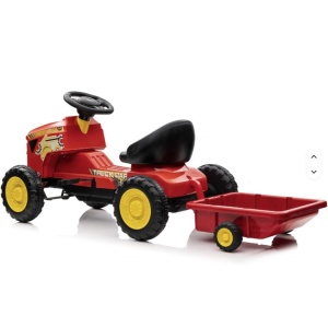 Dečiji Traktor sa Prikolicom G206 Red Italy - Img 4