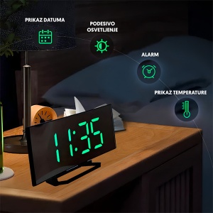 Digitalni sat budilnik 18429-5986GR